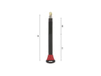 DTS TUBELESS VALVE ALU BLACK 26-35MM 1PC