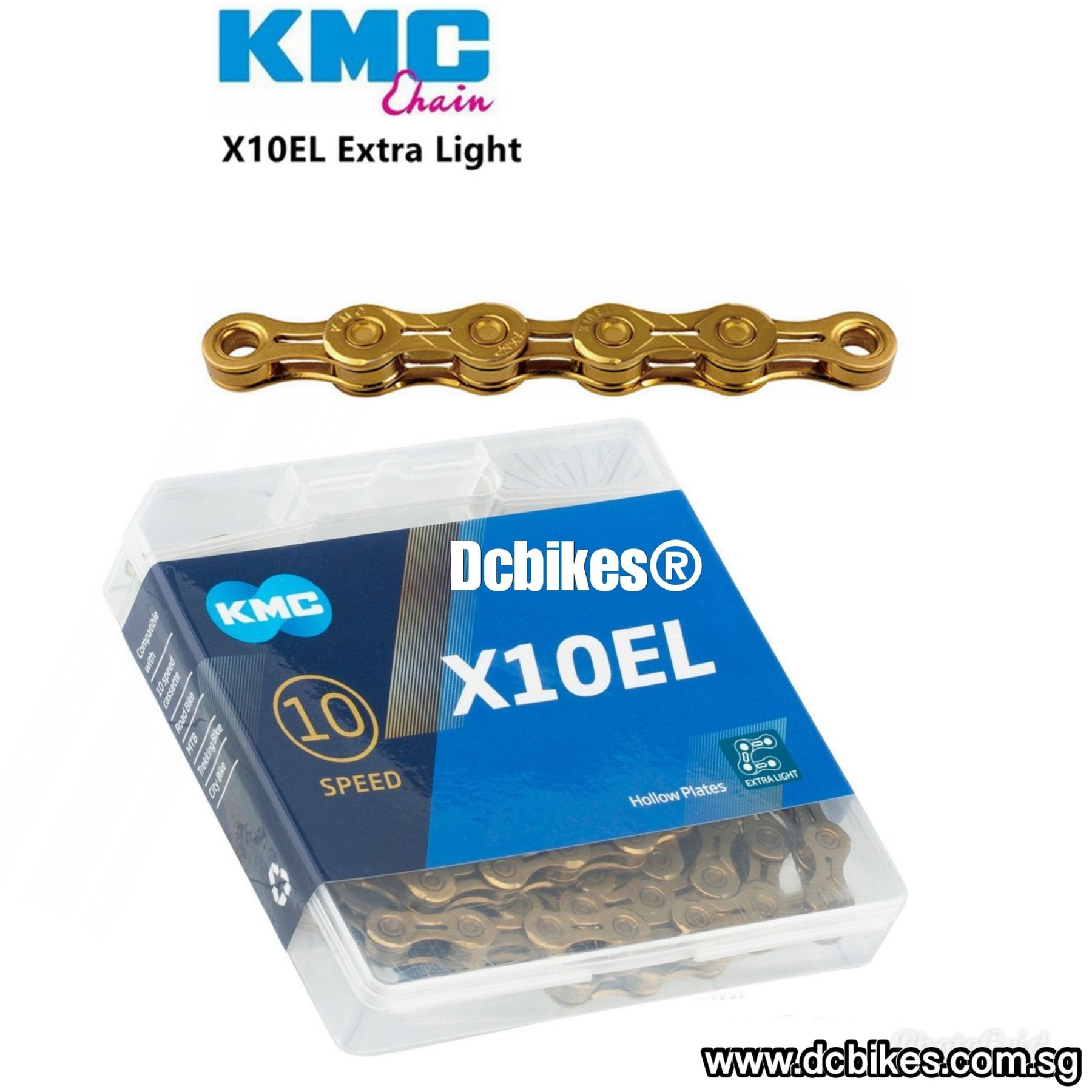 KMC X10EL Chain, 10spd, 116L