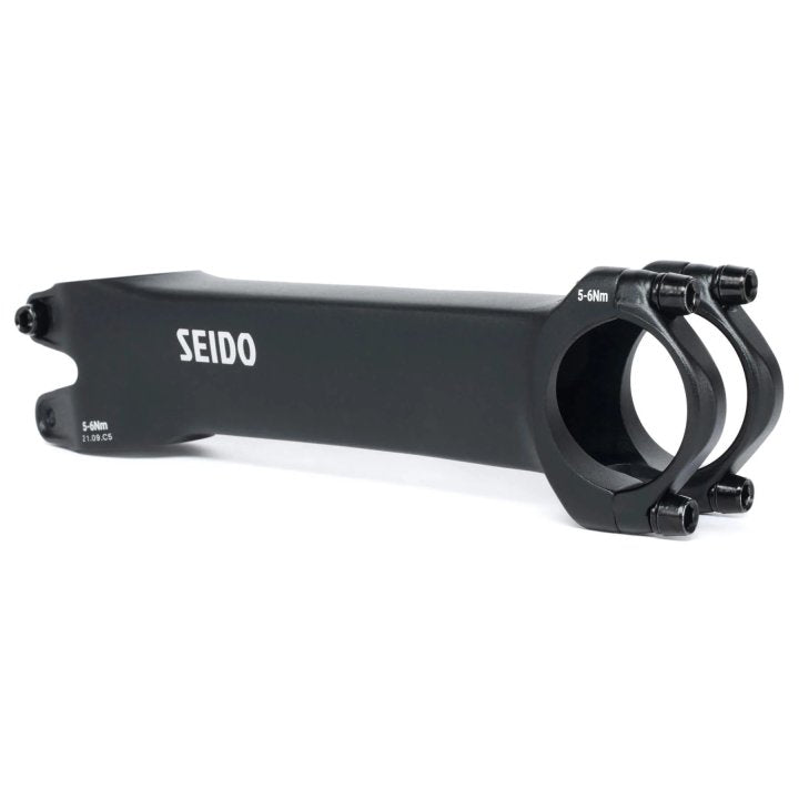 SEIDO MEANDER Stem, 110/120 x 31.8mm x 6deg, Blk