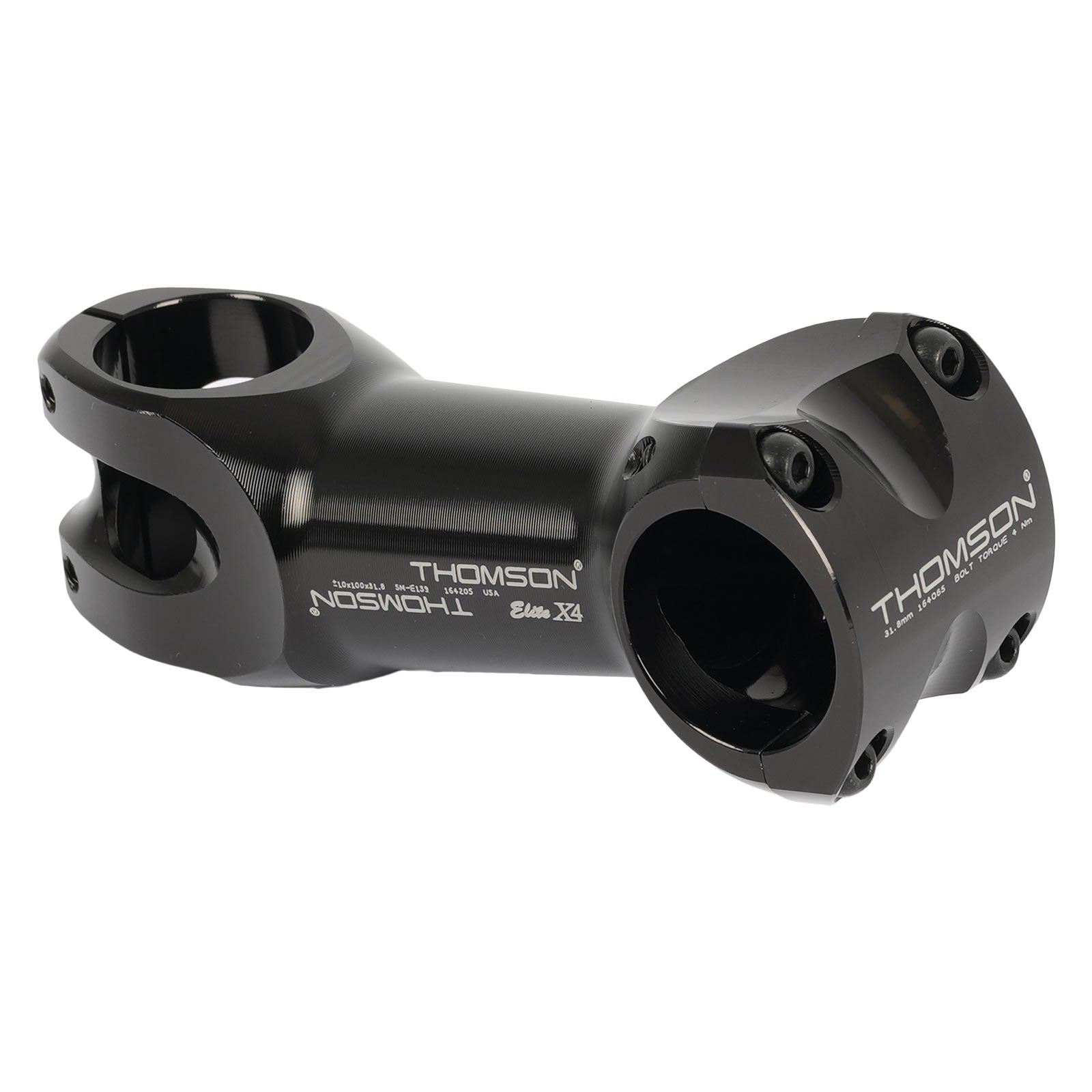 T.Elite X4 Stem , 70/80/90mm X 0 deg , Black
