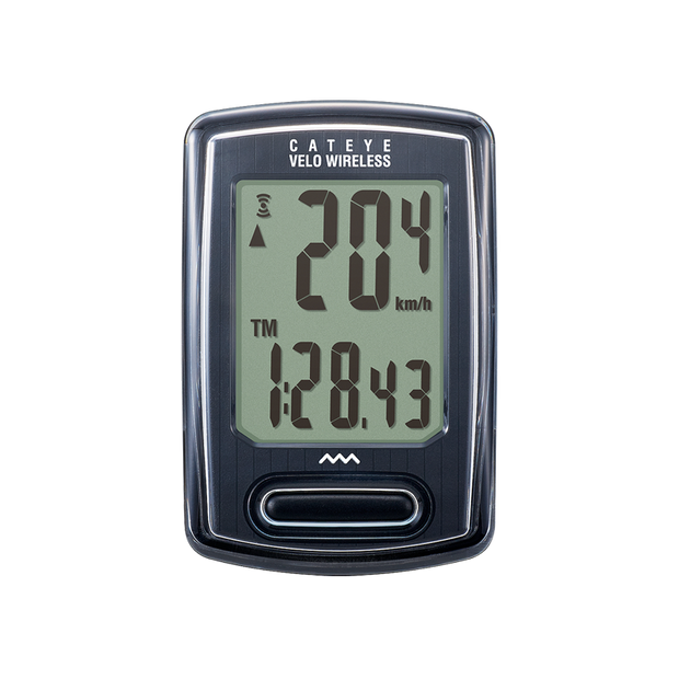 Cateye Velo Wireless cycling computer on a white background